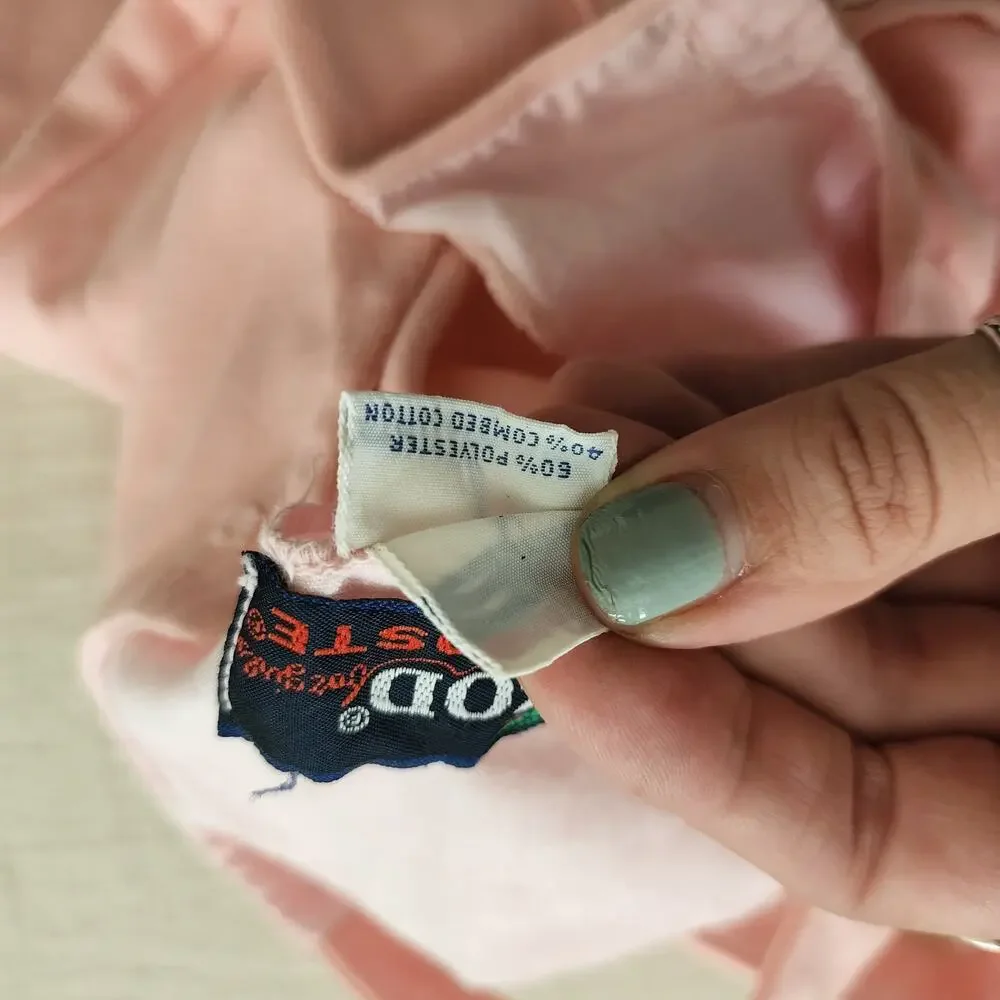 Vintage Lacoste Light Pink Bodysuit 12 months *flaw